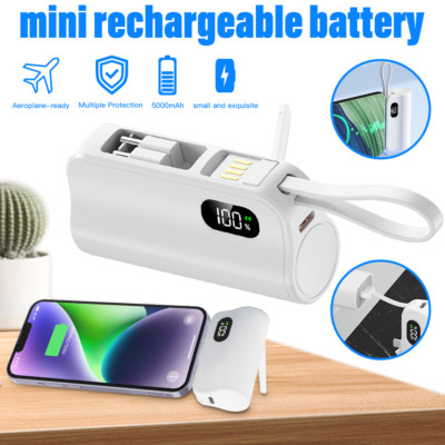 10000mAh Portable Mini Power Bank Battery Charger Lightweight For Android iPhone