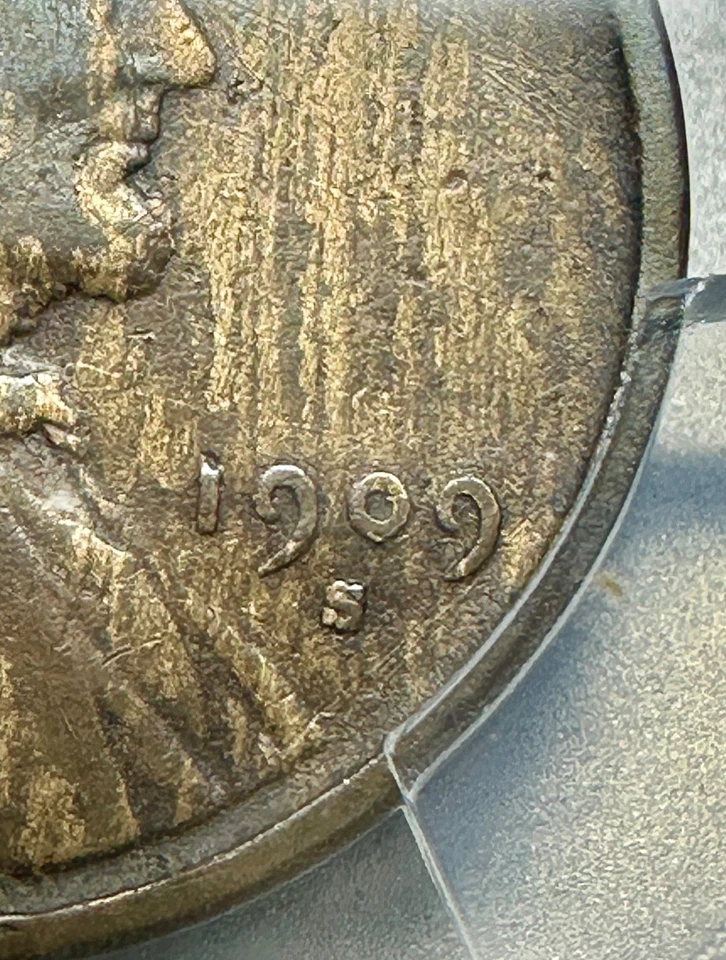 1909-S  VDB   LINCOLN CENT   PCGS  F15  KEY DATE OF THE SET - Image 4 of 4