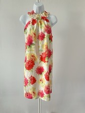 Women's Floral Tunic Dress by Lolly Wolly Doodle, Sz: M (b9) Spring Romance