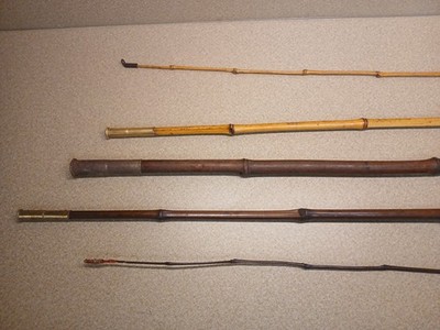 12 ft bamboo fishing pole Lot Of Vintage Fishing Pole 12ft 3 Piece Bamboo Rods