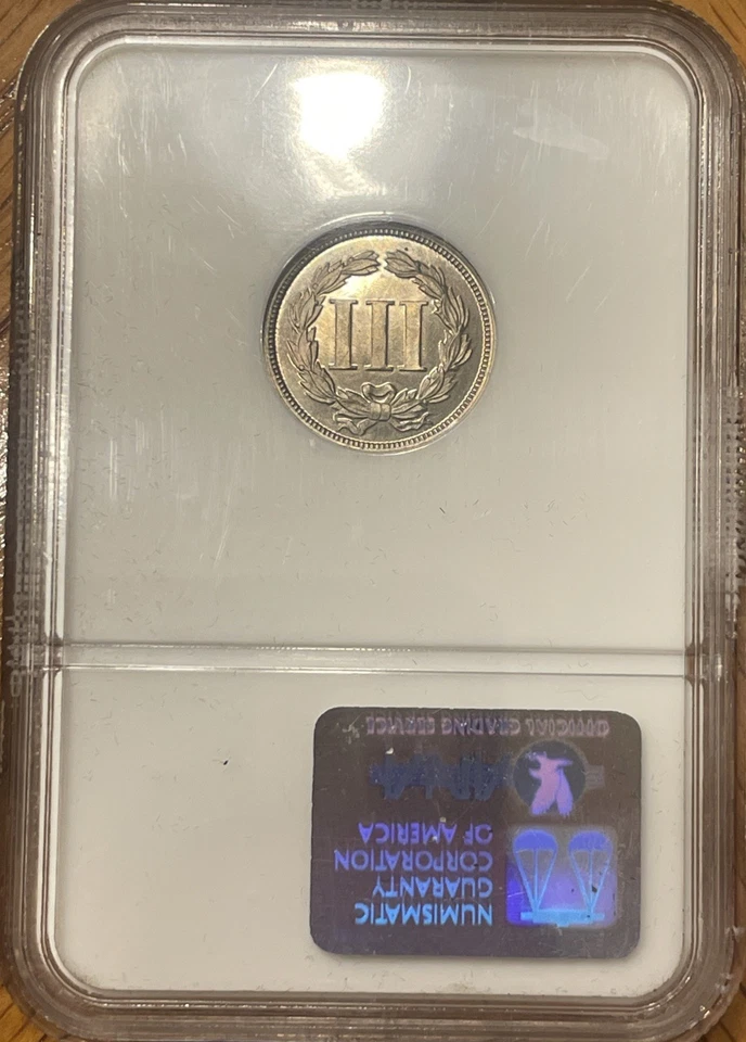 1868 Judd 618 Proof Pattern Nickel NGC PR64 Scarce Coin J-618 - Image 3 of 4