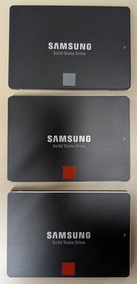 3x SSD Samsung 850 PRO 128 GB / 860 EVO 250 GB 2,5'' Festplatten | Zustand 99%