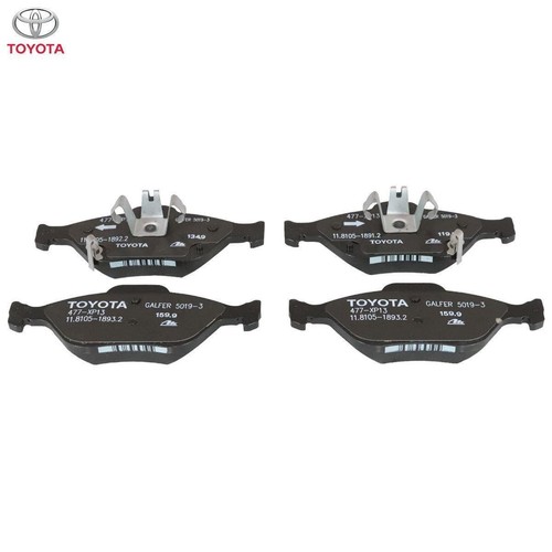 Genuine Toyota Front Brake Pad Kit 5019 For Yaris Hybrid 1.5L-D 2014- 044650D210 - Picture 6 of 7