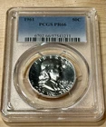 1961 Franklin Half Dollar PCGS PR66