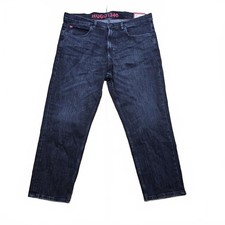 Image of Hugo Boss 340 Loose Tapered Cropped Jeans Charcoal W36 L32 BNWT *3.23