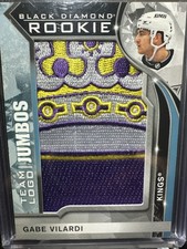 KINGS LOGO Gabe Vilardi ROOKIE 2021-22 BLACK DIAMOND TEAM STANLEY CUP SALE 5
