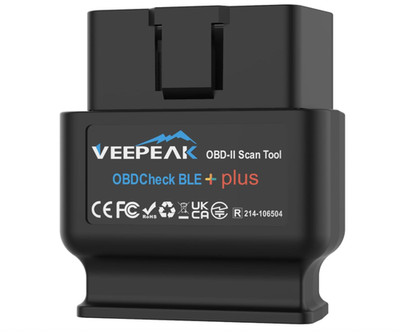 Veepeak OBDCheck BLE+ Bluetooth OBD2 Scanner for iOS & Android