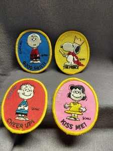 1970's Vintage Peanut Character Patches