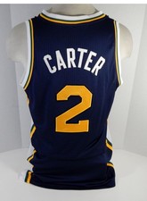 2010-11 Utah Jazz Carter #2 Game Issued Navy Jersey 2XL2 DP13802