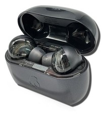 Skullcandy Rail ANC TRUE BLACK S2IPW  P740 Earphones 6102 Tested  Works