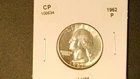 1962 P Silver Washington Quarter Actual Photo of Coin CP100634