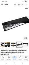 Stretchy Keyboard Dust Cover for 61-76 Keys, Electric Digital Piano Protective