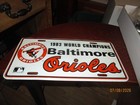 1983 Baltimore Orioles World Series Champions Baseball License Plate READ! — photo 1