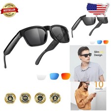 OhO Smart Glasses: Voice Control Bluetooth Sunglasses, Polarized UV Protectio...