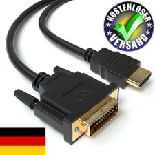 1m HDMI auf DVI Highend Kabel FULL HD 1080p Meter PC zu Monitor Beamer Adapter