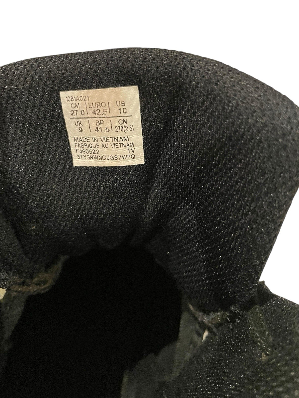 Mens Size 10 Asics Wrestling Shoes Matflex Black White Adult thumbnail 6