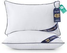 Utopia Bedding Throw Pillow Inserts Pack of 2, White , 12 x 20 Inches...