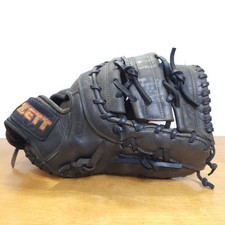 ZETT Baseball Glove RHT First Base Mitt 12 inch Made In Japan Good Condition