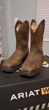 Ariat Groundbreaker H20 Steel Toe Dark Brown Square Toe 11D