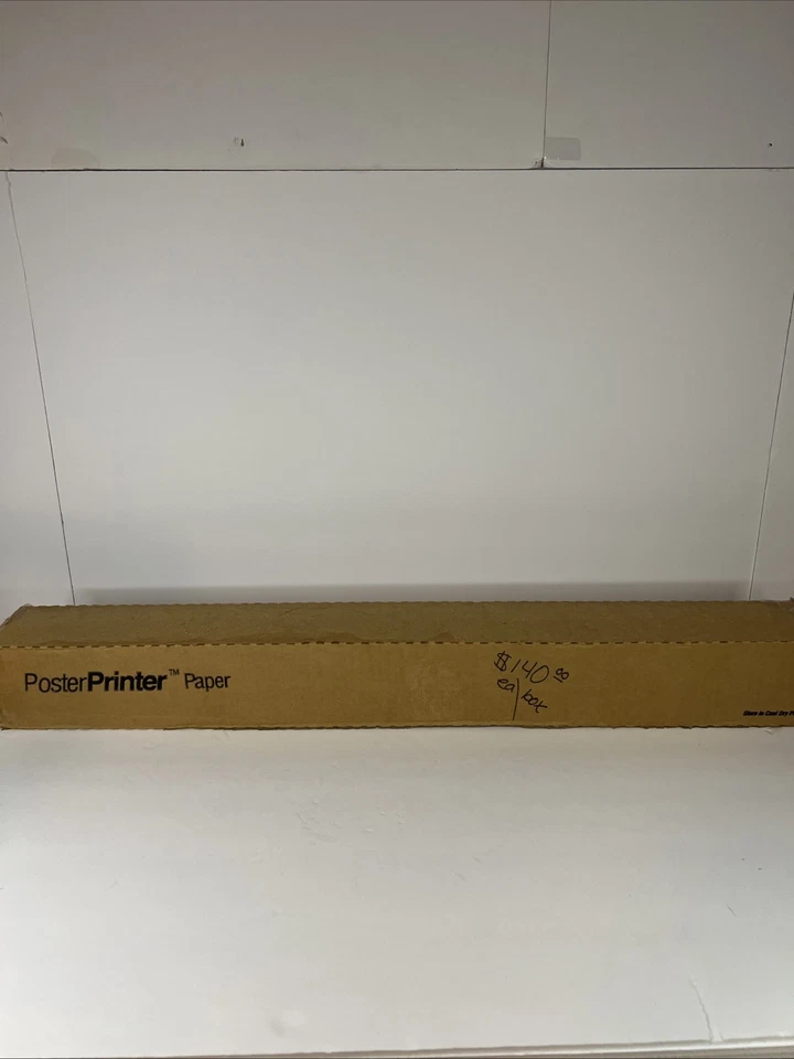 Varitronics Standard Direct Thermal DTP Printer Paper Y3209 Blue On White - Image 2 of 3