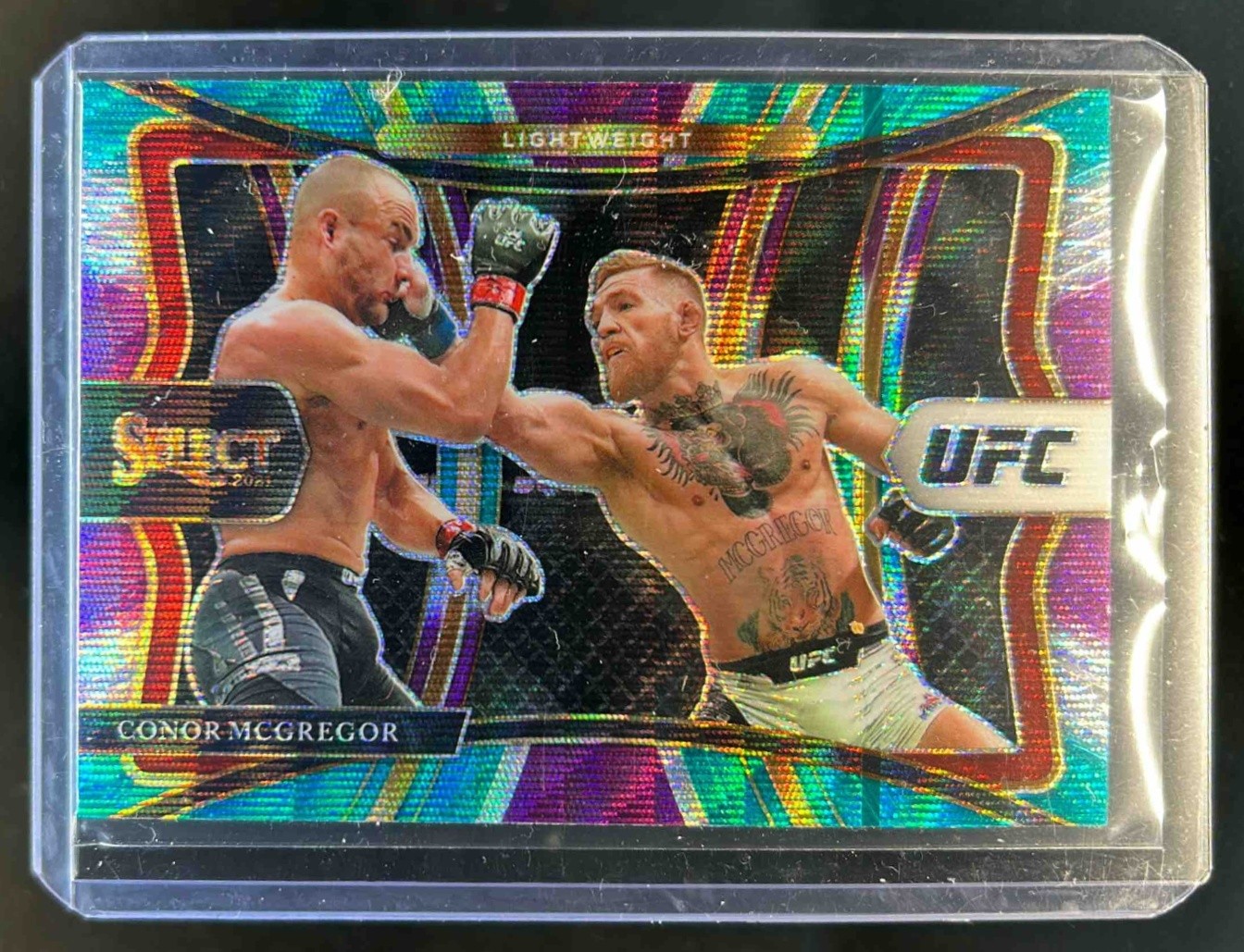 2021 Select UFC Conor McGregor Tri Color Prizms Premier Level #199