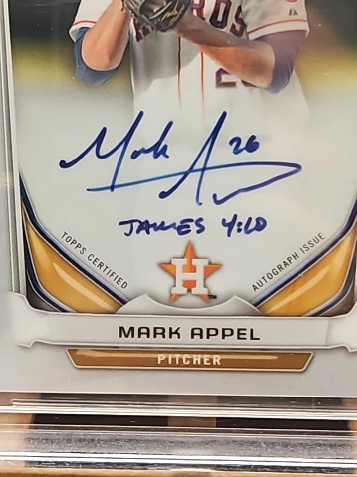 2014 年 Bowman Chrome Prospect Autos Mark Appel #BCAP-MA BGS 9.5 签名 10 — 第 3/3 张图片