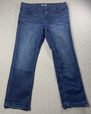 Wonder Nation Jeans Boys 16 Husky Blue Straight Stretch Denim Adjustable Waist