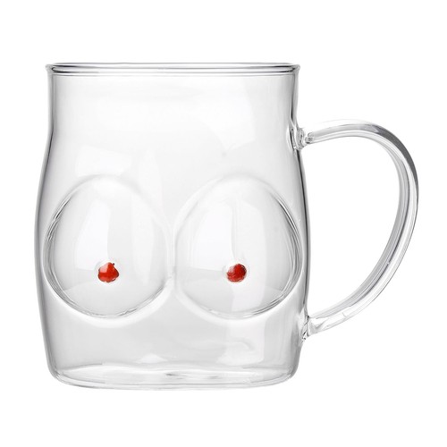 Große Kapazität Glas Kaffeebecher 480ml mit Griff für Milchsaft Frühstück Verwendung - Bild 12 von 12