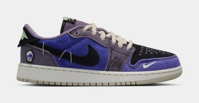 Air Jordan 1 Retro Low Regency Purple and Black Size 10