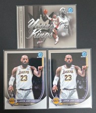 (3) 2025-26 Bowman Chrome Lebron James Lot Base Variation Young Kings
