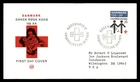 Mayfairstamps Denmark FDC 1976 Figures Holding Hnds Red Cross First Day Cover aa