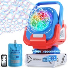 Bubble Machine,Bubble Maker for Party,Outdoor Toys for Kids,Rechargeable/with...