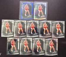 2024-25 Prizm Black Zach Edey RC #64 Blue /199  SSP & Silver Prizms/Base Lot(11)