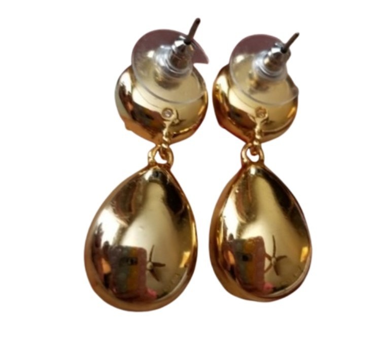 Talbots Red Ruby Slippers Drop Statement Earrings - image 3