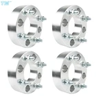 4Pcs 1.5" ATV 4/110 10x1.25 Studs Wheel Spacers Silver For Honda Suzuki Yamaha