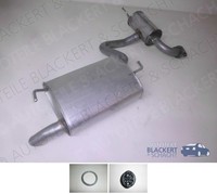 Auspuff Endtopf + Anbauteile für Toyota Avensis 2.4 2003-2008
