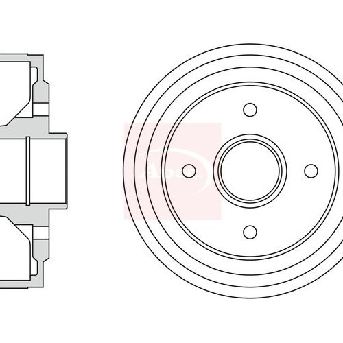 APEC Brake Drum DRM9168
