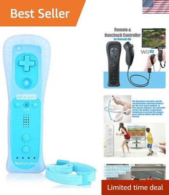 Wireless Bluetooth Motion Plus Gamepad for Wii/Wii U - Includes Silicone Case