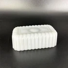 Vintage Hazel Atlas Butter Dish Lid Only White Milk Glass Half 1/2 Stick