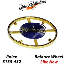 Rolex 3135-432 Blue Balance complete Parachrom Blu Pari al nuovo Bilanciere Comp