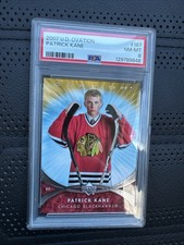 Patrick Kane 187 - 2007-08 Upper Deck Ovation Hockey Rookie Card RC Near Mint NM. rookie card picture