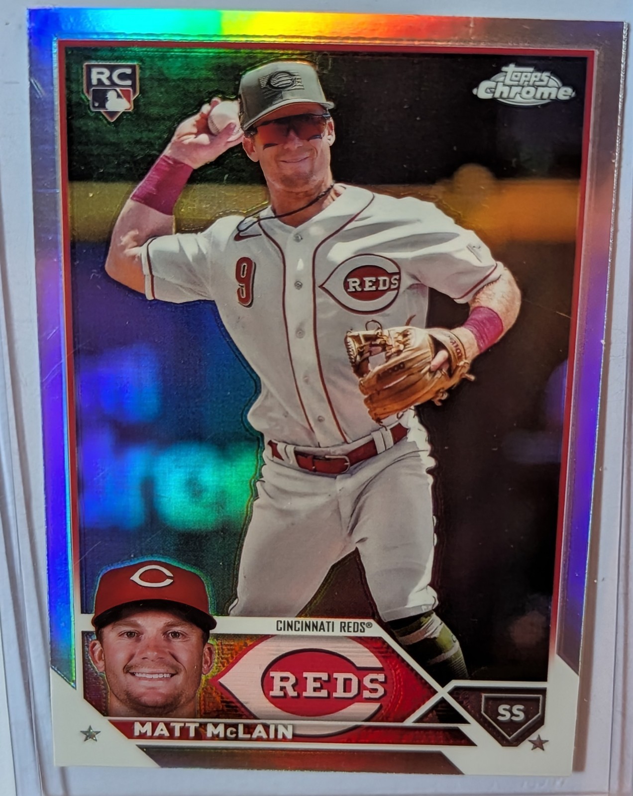 2023 Topps Chrome Update Series - Matt McLain #USC200 Refractor (RC)