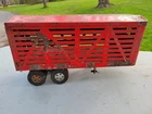 Vintage 1950's TONKA Livestock Trailer Original Condition 16" Inch Long
