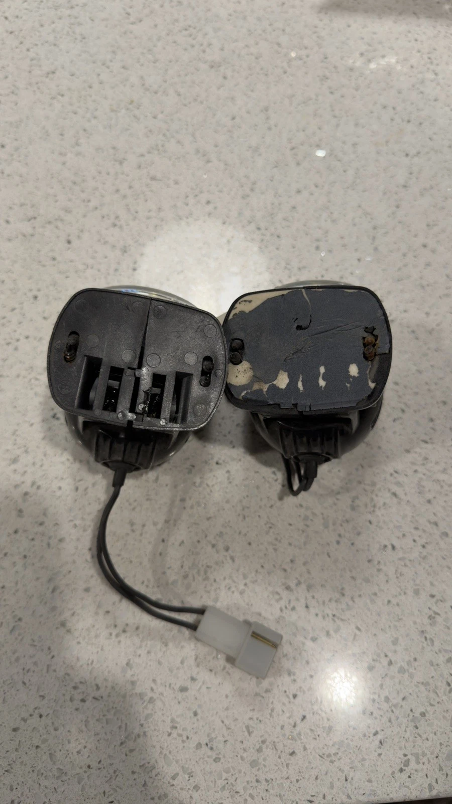 PIAA Halogen Driving Fog Light Lamp Pair Black Housing Lens Vintage Old School - product detail image 3