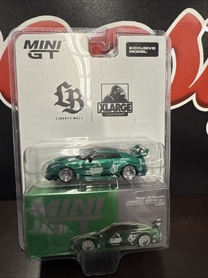 ミニカー MINIGT LIBERTY WALK Nissan GT-RR35 White Mini GT 1:64 Nissan GT35 Liberty Walk XL Exclusive Japan White