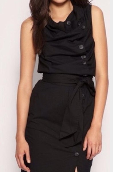 Women AllSaints Dress Black 34 / XS / 42 #4UFL
