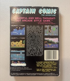 Captain Comic (Nintendo Game, 1989) NES Black Cartridge - Color Dreams