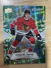 2024-25 Upper Deck ICE - Rookies Ethan Del Mastro #115 Emerald Green (RC)