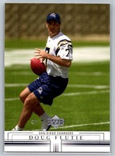 💎2001 Upper Deck Football #143 Doug Flutie - San Diego Chargers💎