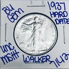 1939 BU UNCIRCULATED WALKING LIBERTY SILVER HALF DOLLAR AUTHENTIC U.S. MINT 7142